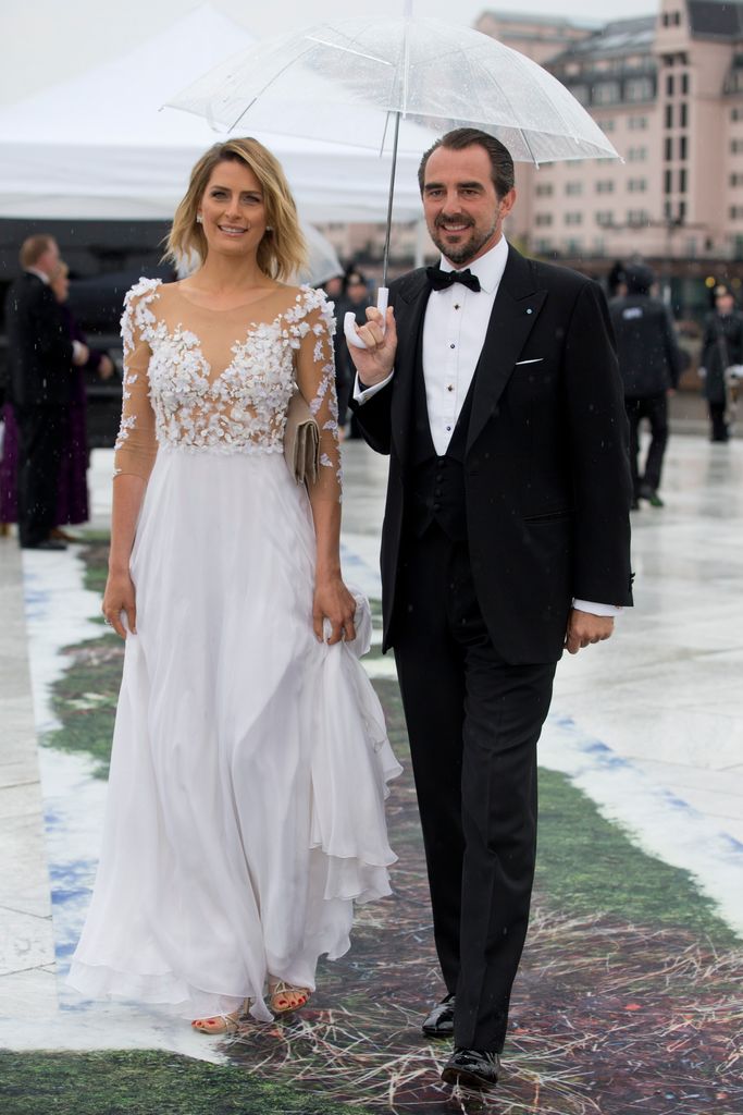Prince Nikolaos and Princess Tatiana of Greece, attend a Gala Banquet hosted by The Government at The Opera House as part of the Celebrations of the 80th Birthdays of King Harald and Queen Sonja of Norway. on May 10, 2017