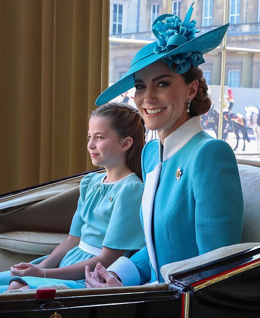 Princess Kate and Princess Charlotte sharing a special moment together