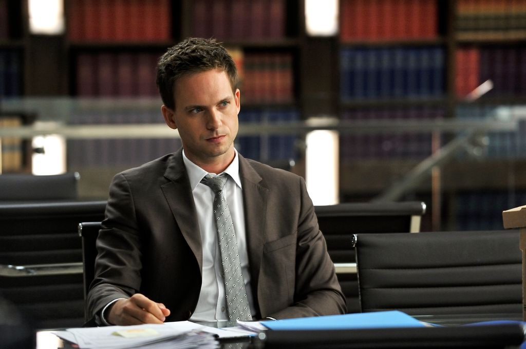 Patrick J Adams as Mike Ross in Suits
