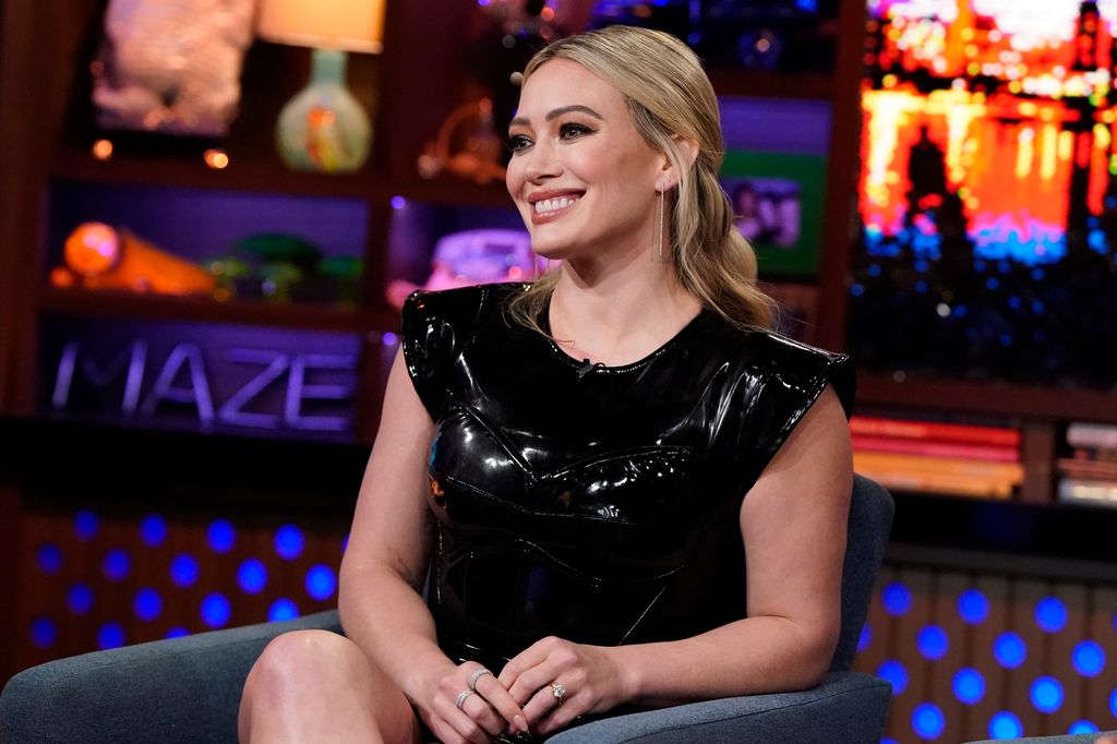 WATCH WHAT HAPPENS LIVE WITH ANDY COHEN -- Episode 20018 -- Pictured: Hilary Duff -- (Photo by: Heidi Gutman/BRAVO via Getty Images)