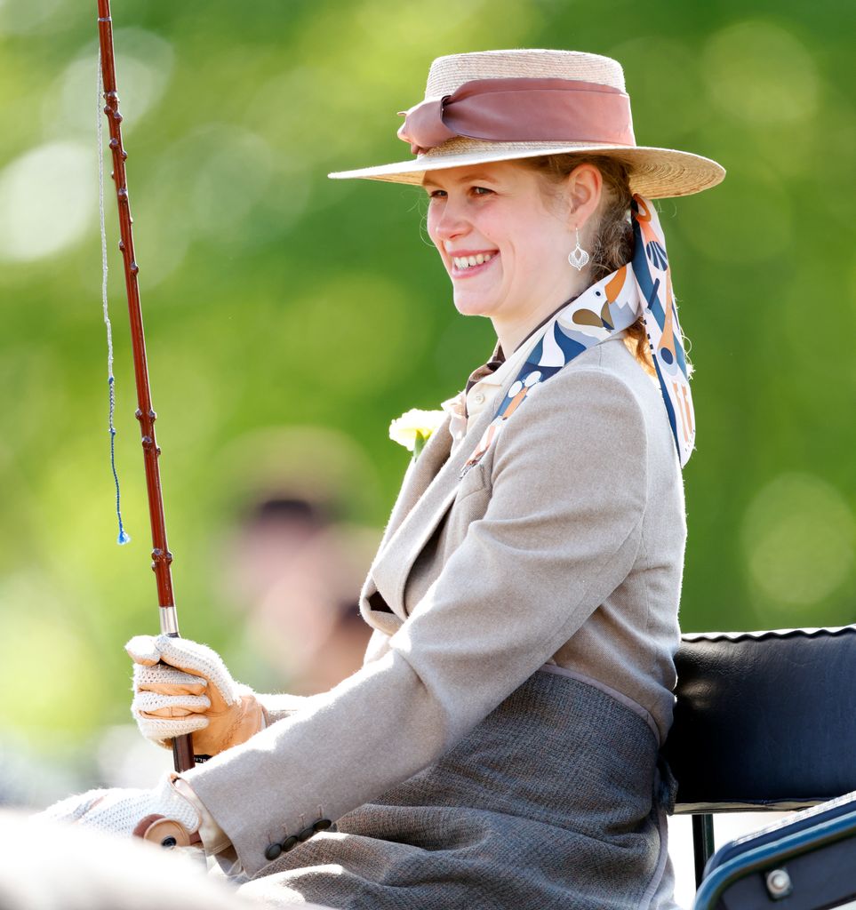 Lady Louise Windsor in carriage