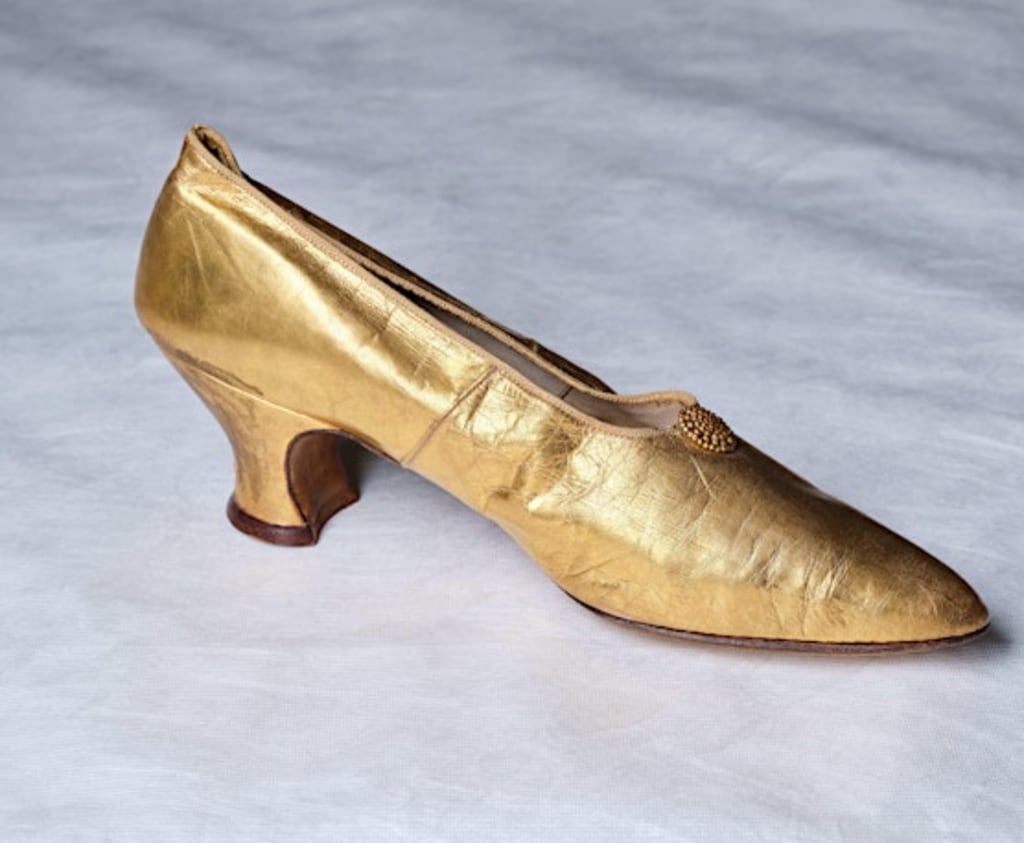 LCF Archive Object Story Gold Shoes Shot