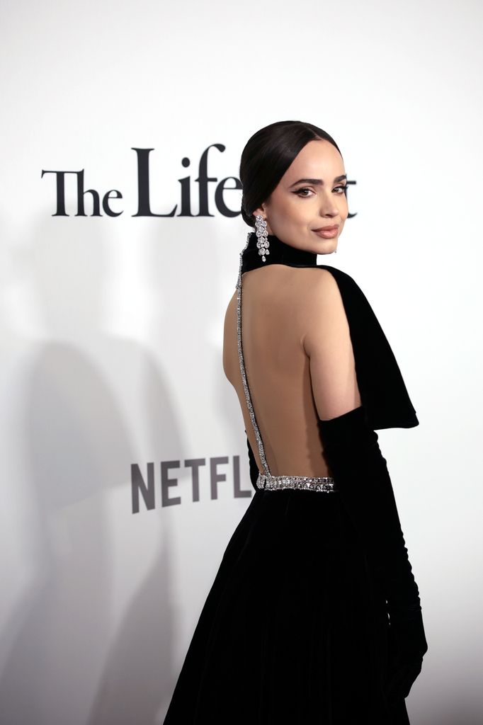 Sofia Carson attends The Life List premiere at The Paris Theater on March 25, 2025 in New York City. (Photo by Dimitrios Kambouris/Getty Images for Netflix)