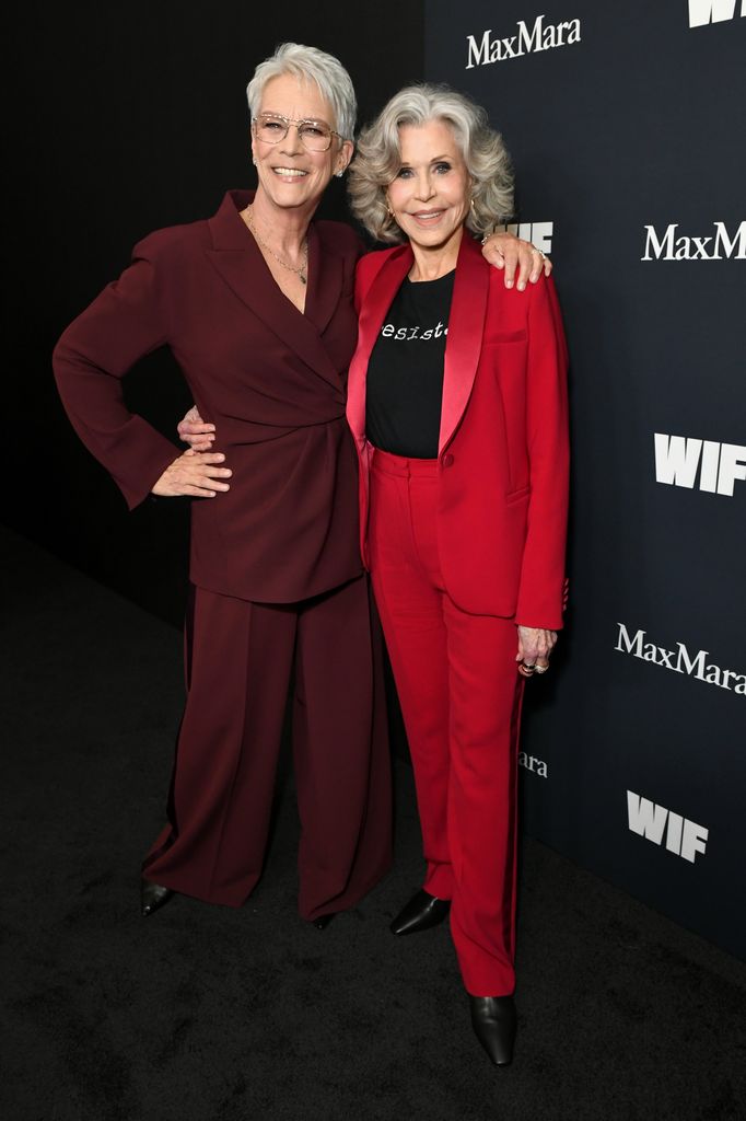 Jane and Jamie both donned power suits at the WIF Gala