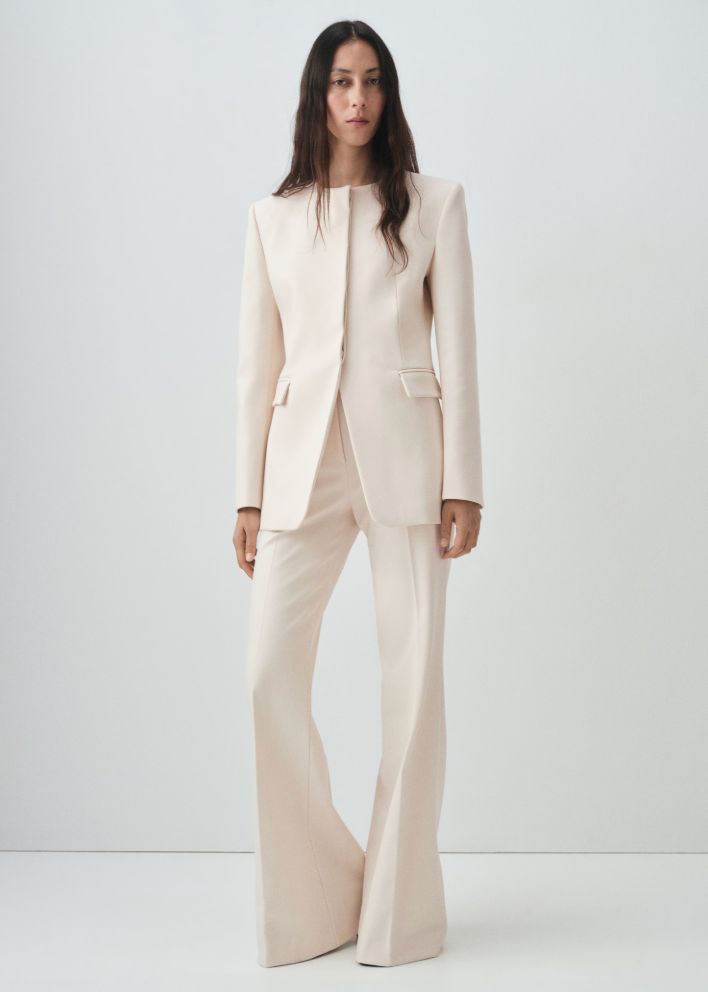 Mango ecru suit