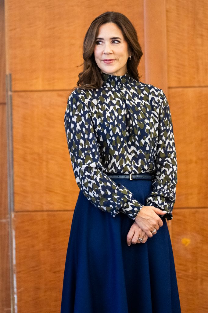 Ratu Mary dari Denmark pada konferensi pada hari Jumat, 7 November