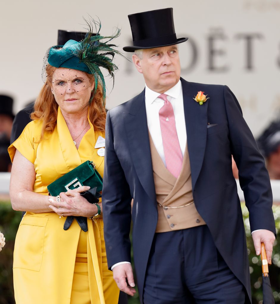 Sarah, Duchess of York and Duke of York at Royal Ascot 2019