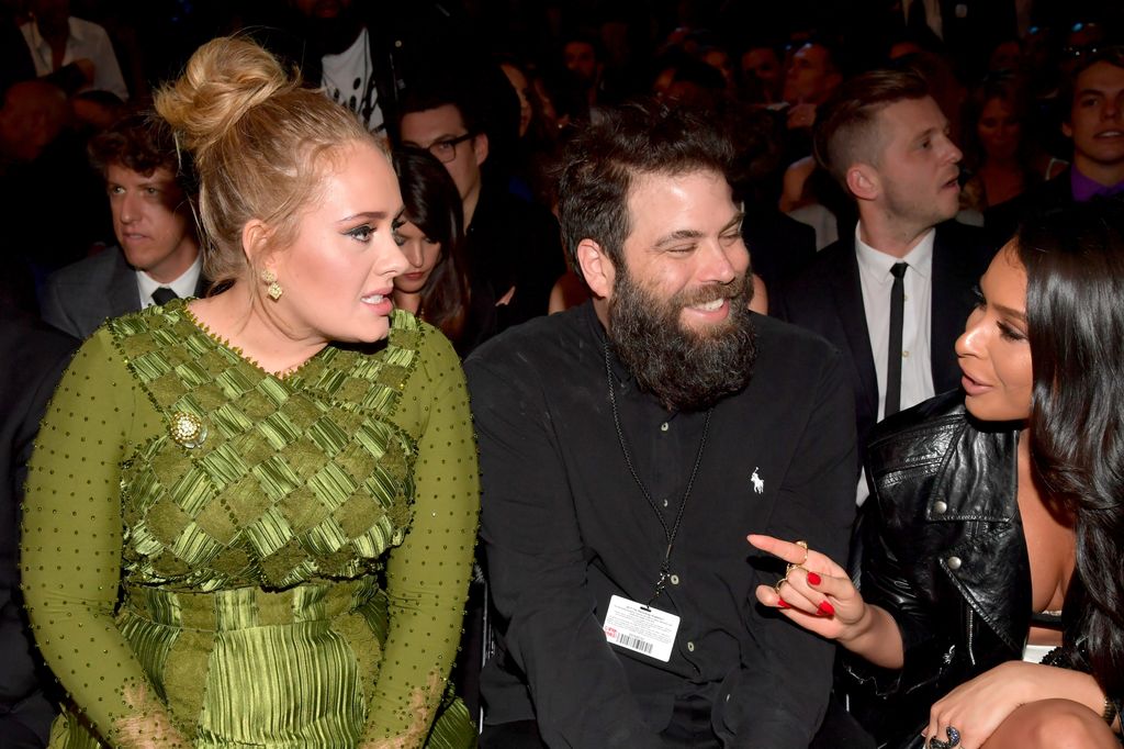 Adele and Simon Konecki during The 59th GRAMMY Awards at STAPLES Center on February 12, 2017 in Los Angeles, California