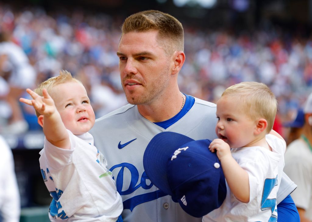 Meet Freddie Freeman's wife and three kids - including his 'twins with a  twist' | HELLO!