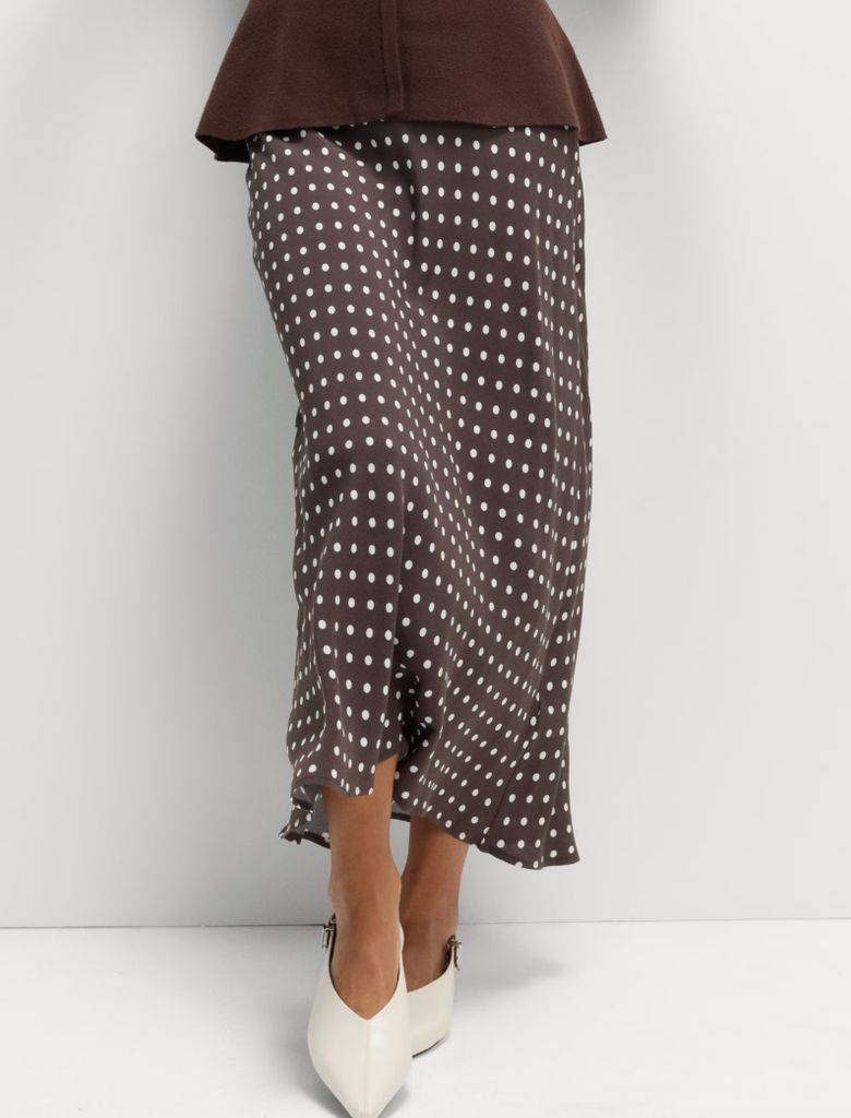 M&S Collection Polka Dot Midaxi Skirt
