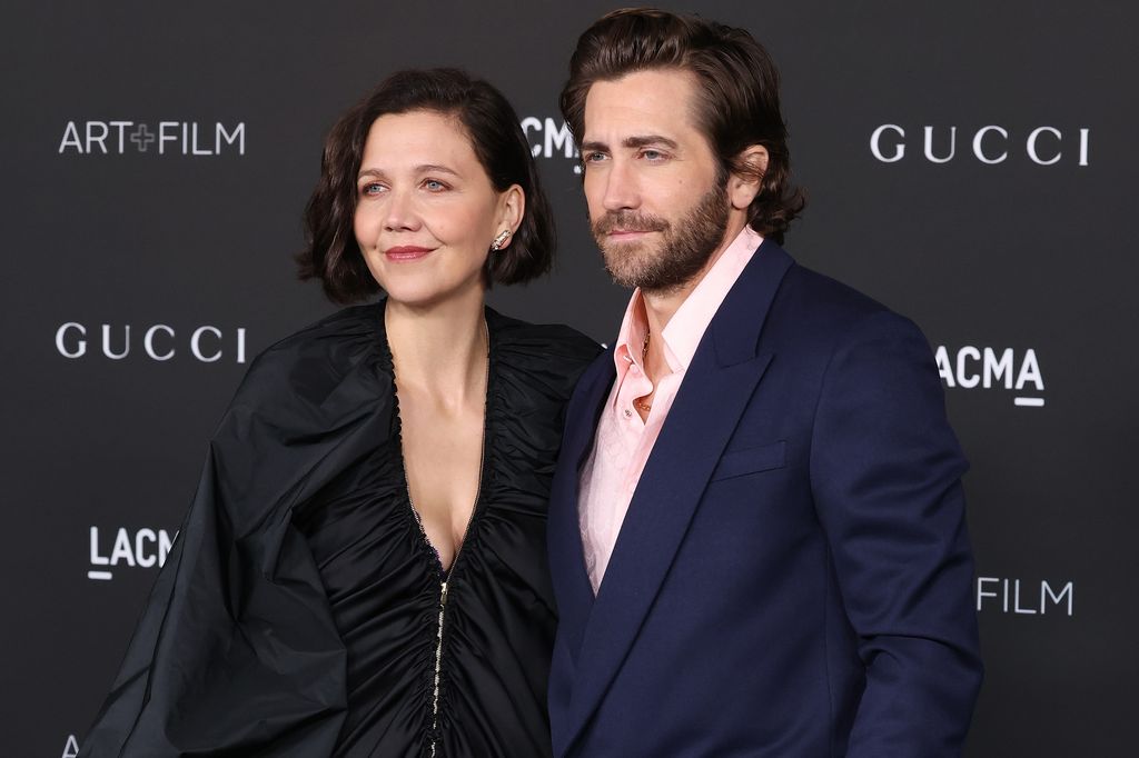 LOS ANGELES, CALIFORNIA - NOVEMBER 06: Maggie Gyllenhaal and Jake Gyllenhaal attend the 2021 LACMA Art + Film Gala presented by Gucci at Los Angeles County Museum of Art on November 06, 2021 in Los Angeles, California. (Photo by Taylor Hill/WireImage)