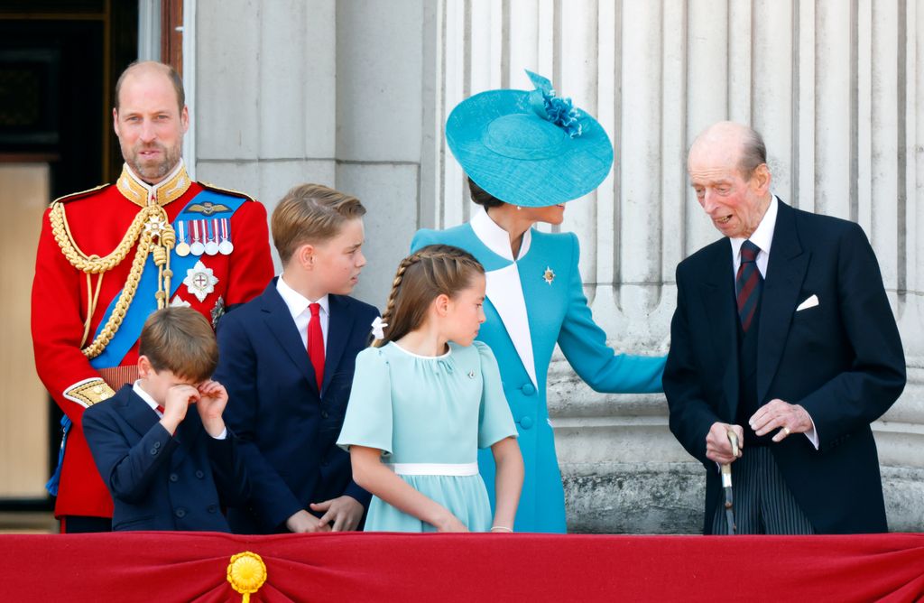 Kate Middleton shares incredibly sweet moment with Duke of Kent, 89, during Trooping the Colour | HELLO!