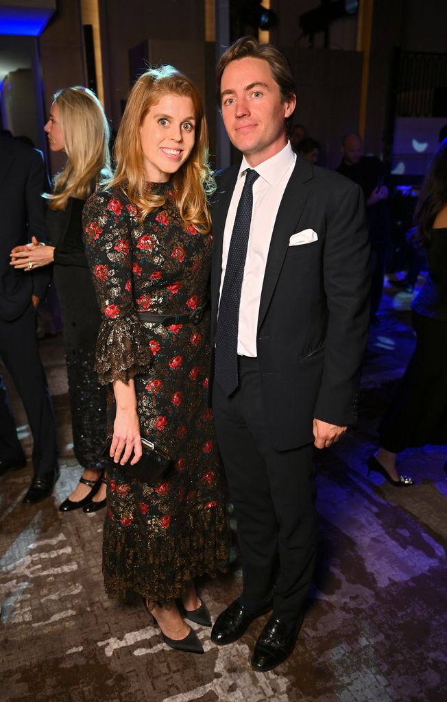 Princess Beatrice of York and Edoardo Mapelli Mozzi attend the Art Of Wishes Gala 2025 