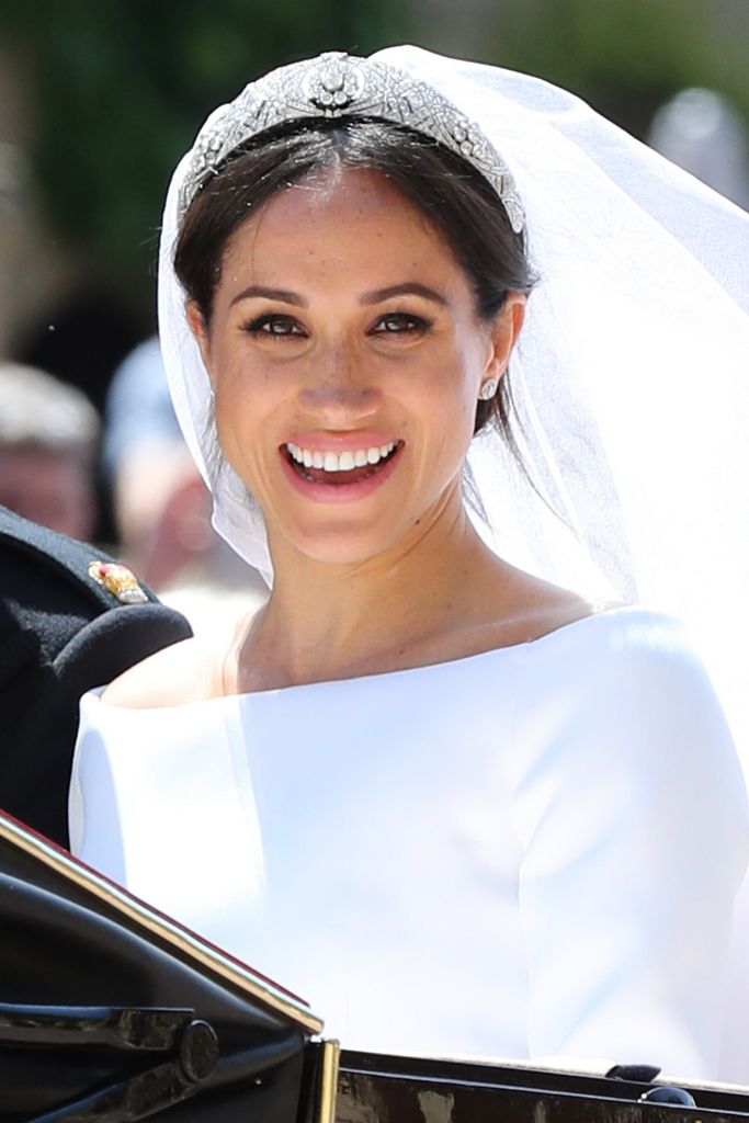 Meghan Markle wore sheer foundation that showed off her freckles on her wedding day