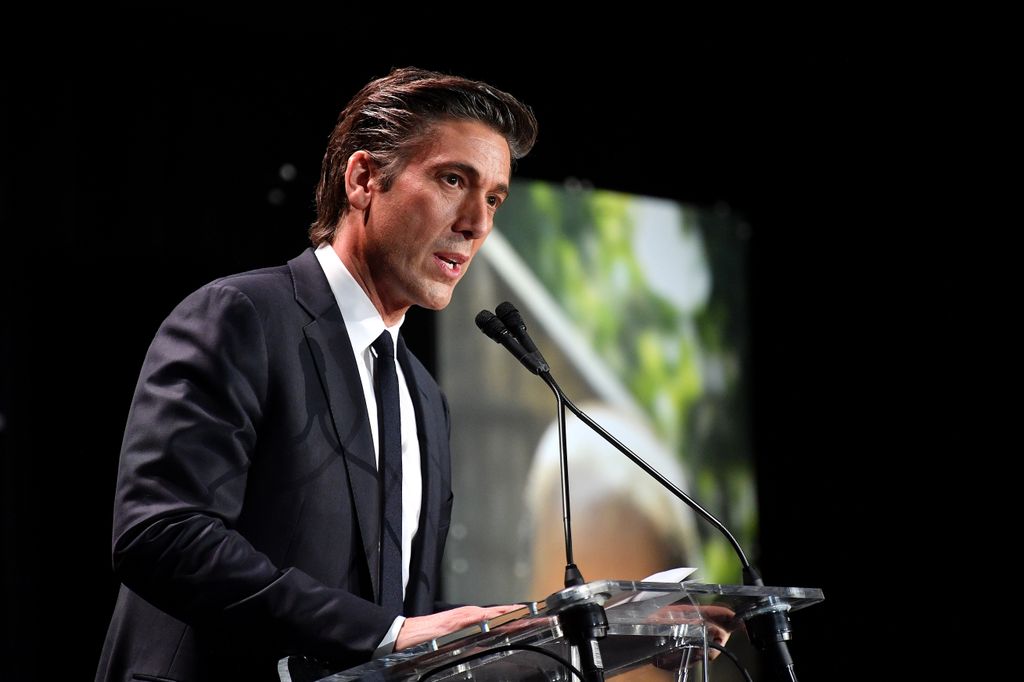 David Muir speaks on stage during the 6th Annual Save the Children Illumination Gala at the American Museum of Natural History on November 14, 2018 in New York City