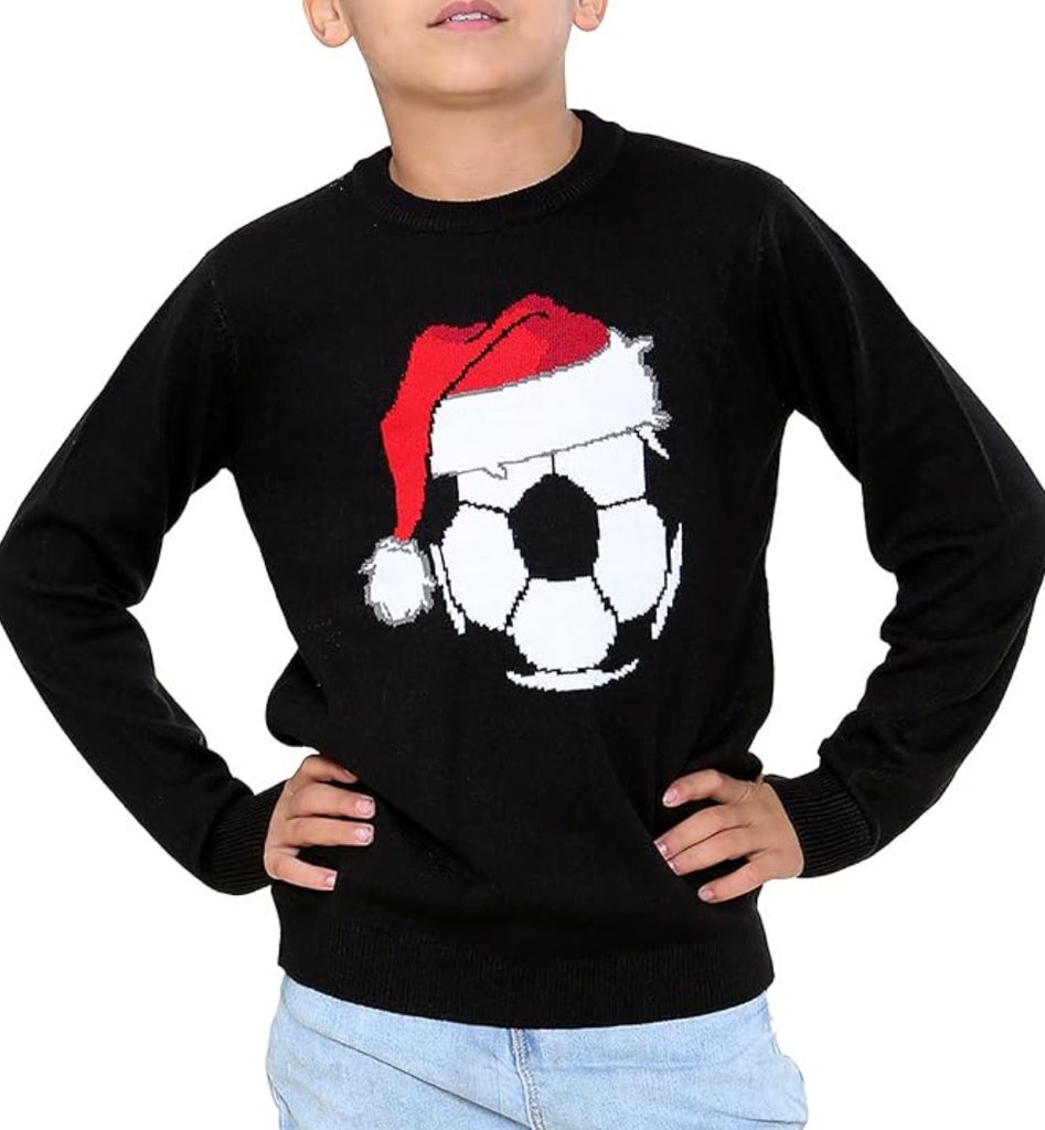 Jumper Natal sepak bola untuk remaja