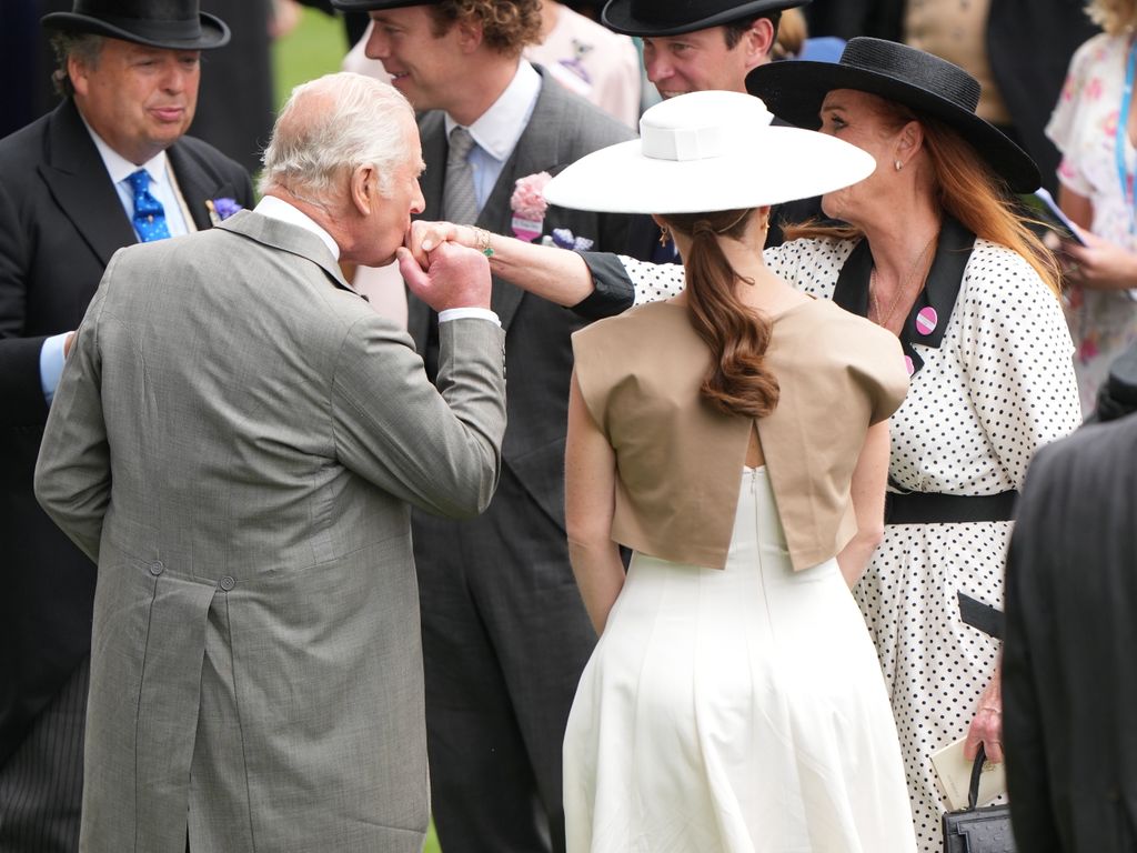 King Charles's unexpected gesture to Sarah Ferguson at Royal Ascot caught  on camera | HELLO!