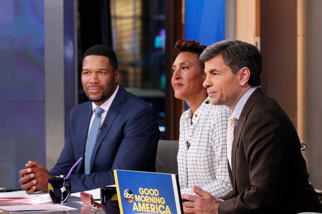 Michael Strahan and George Stephanopoulos band together on GMA against Robin Roberts: 'Guess I'm outvoted' | HELLO!