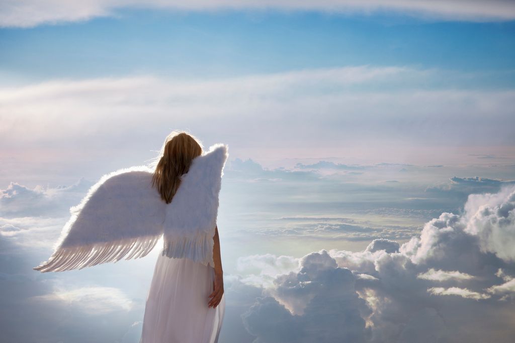An angel in heaven