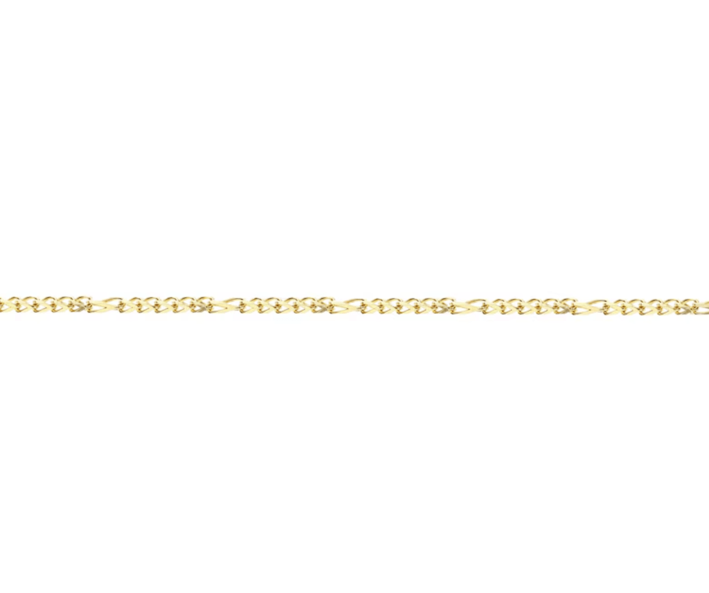 Kalung rantai Modern Kleora Pyramid Modern 18 ”Square Franco Chain