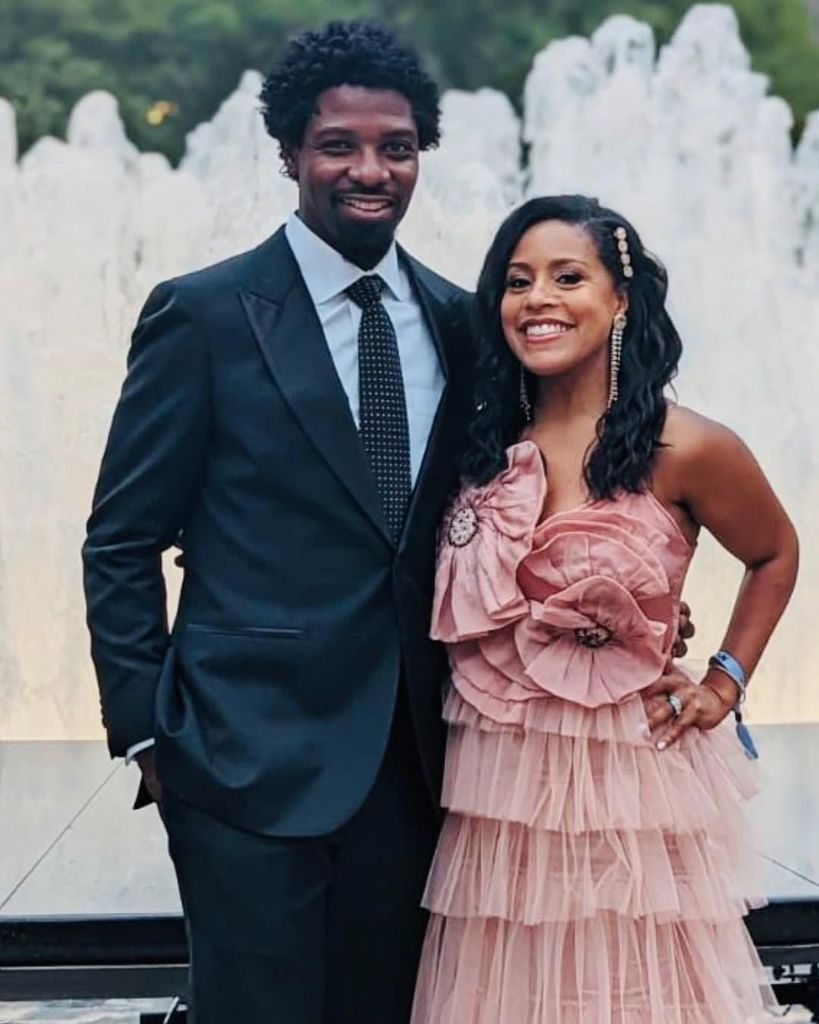 Sheinelle Jones con su esposo Uche Ojeh