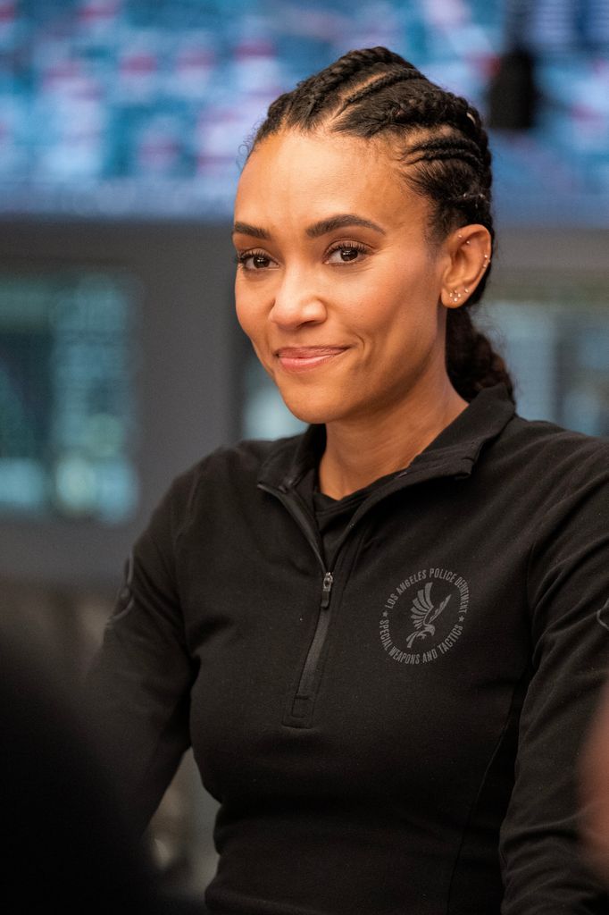 Annie Ilonzeh as Devin Gamble in SWAT series finale