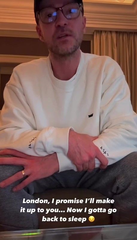 Justin Timberlake's flu takes a 'turn for the worse' as he shares  disappointing news with fans | HELLO!
