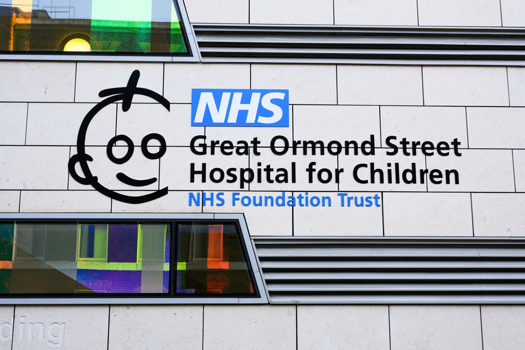 Great Ormond Street Hospital sign