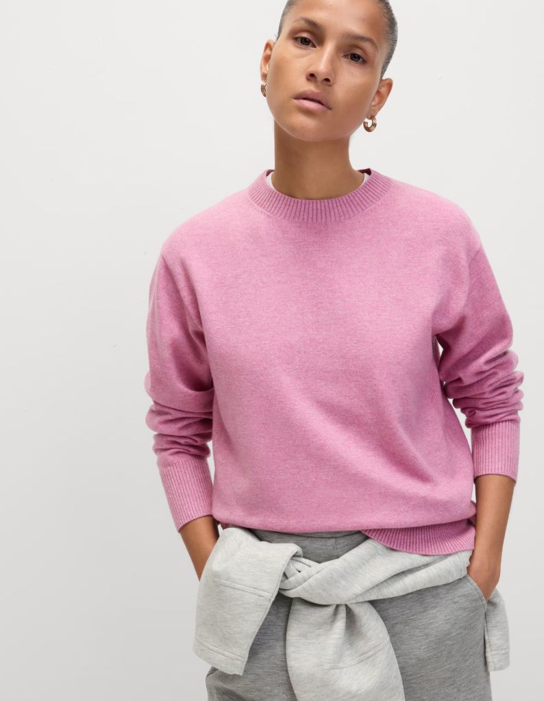 M&S Collection Air-Yarn Crew Neck Jumper