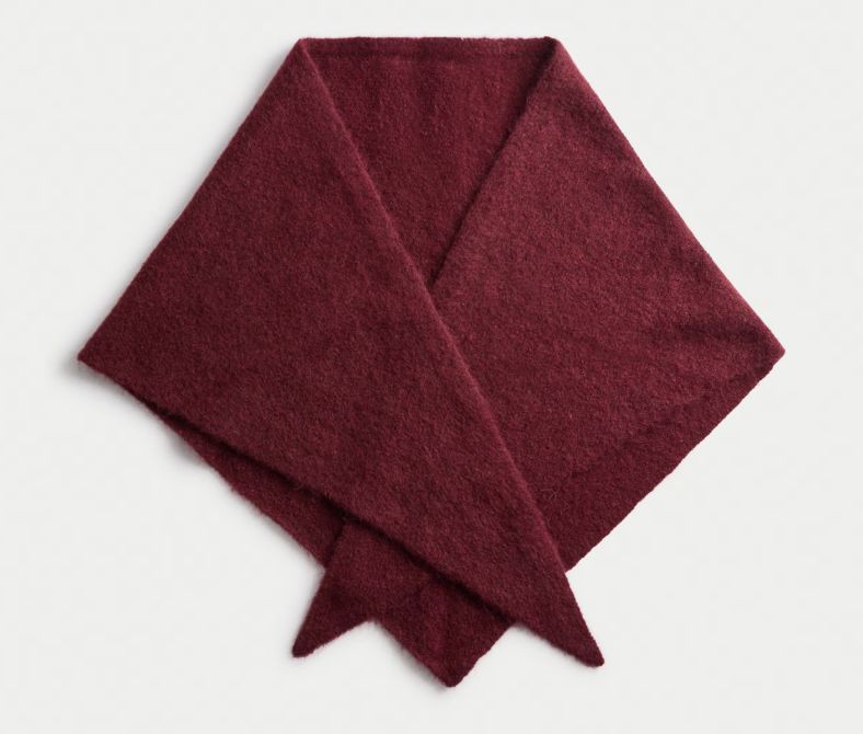 M&S Collection Knitted Triangular Scarf