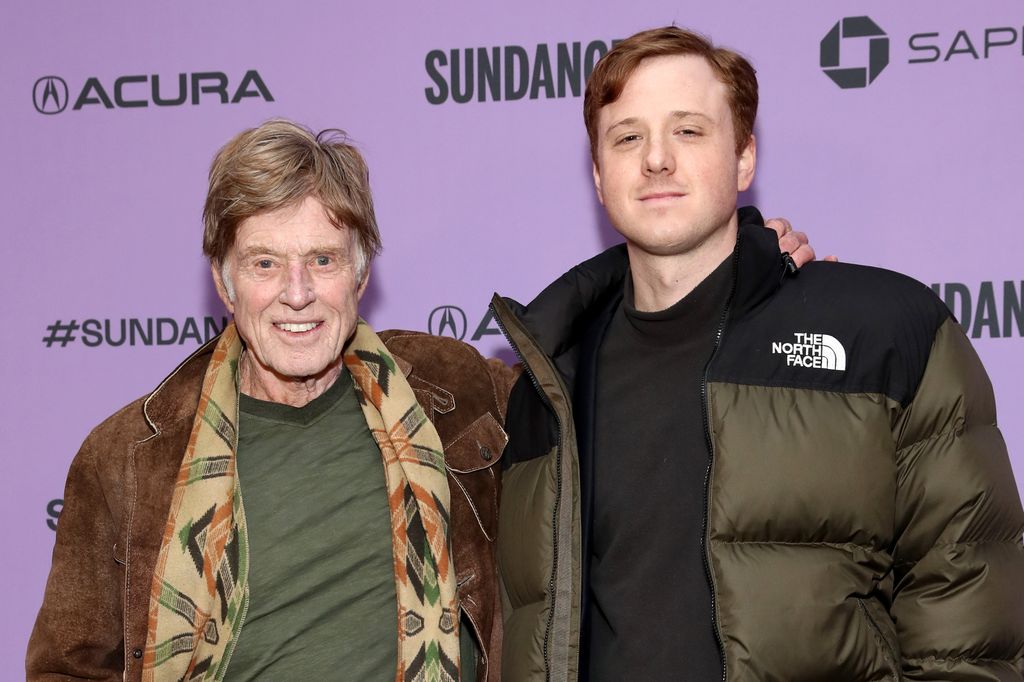 Robert Redford and Dylan Redford 