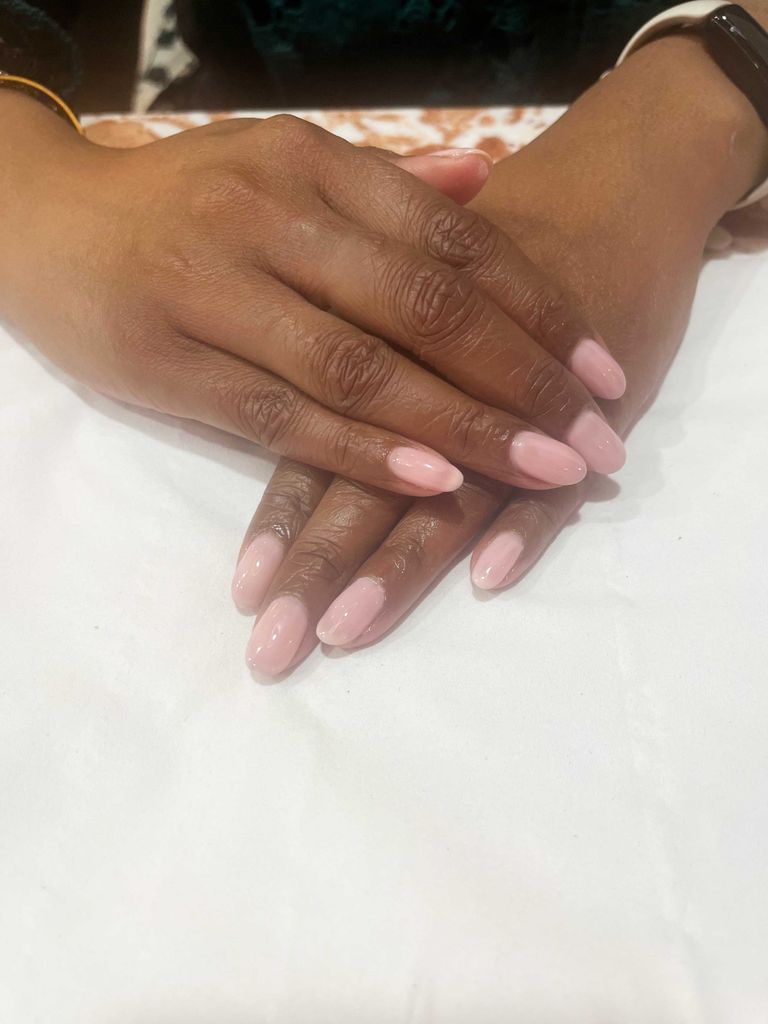 painted nails