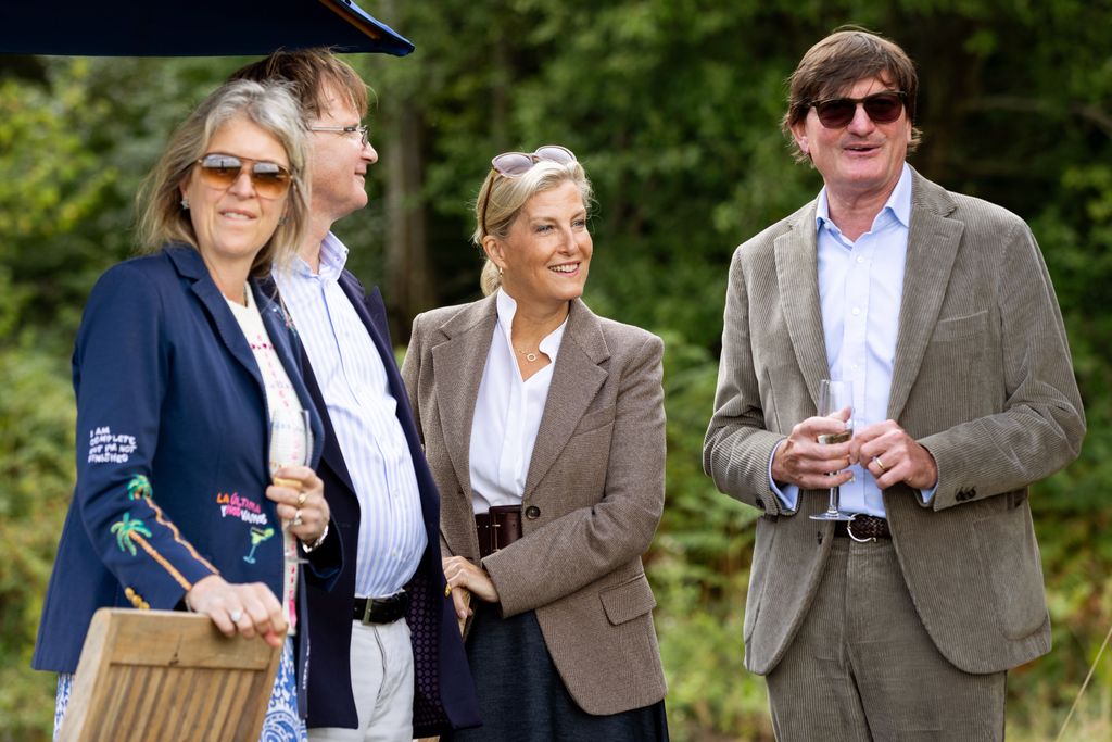 Katherine Foster-Brown, Mark Foster-Brown, Sophie, Duchess of Edinburgh and David Howden