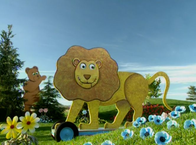 The Bear and the Lion from an episode of The Teletubbies