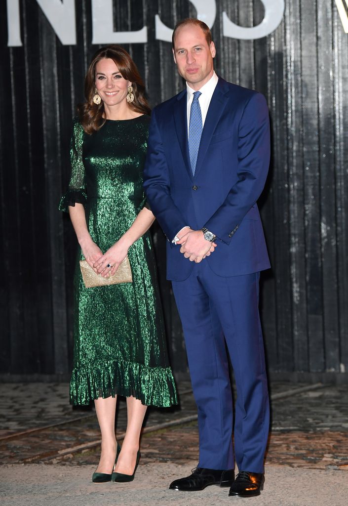 DUBLIN, IRELAND - MARCH 03: Catherine, Duchess of Cambridge and Prince William, Duke of Cambridge visit the Guinness Storehouse on March 03, 2020 in Dublin, Ireland. (Photo by Karwai Tang/WireImage)
