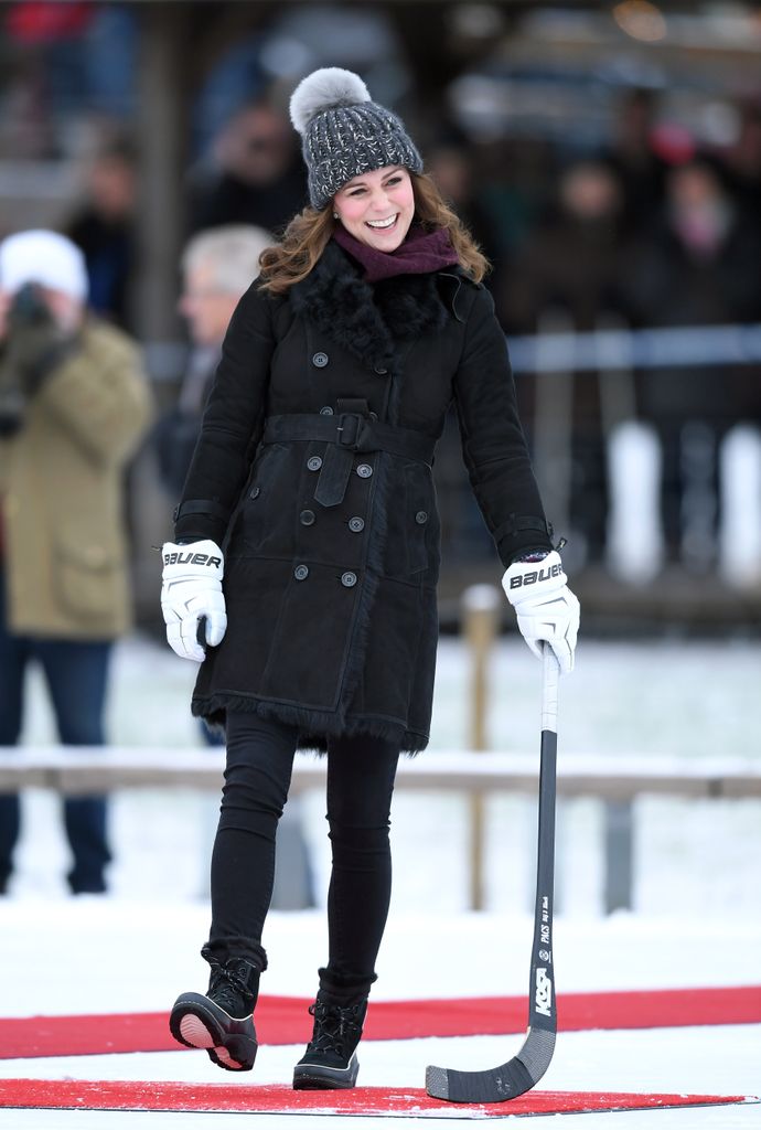 Princess Kate wearing Sorel boots