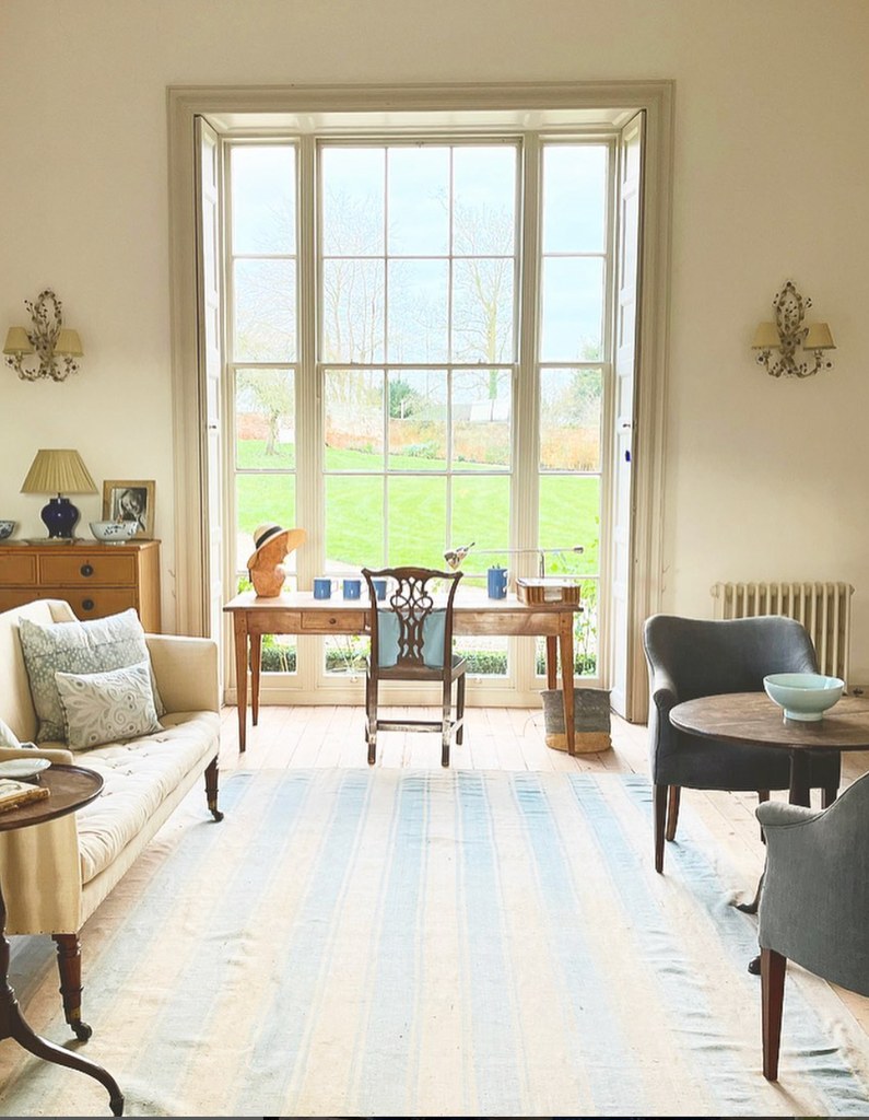 study with large window