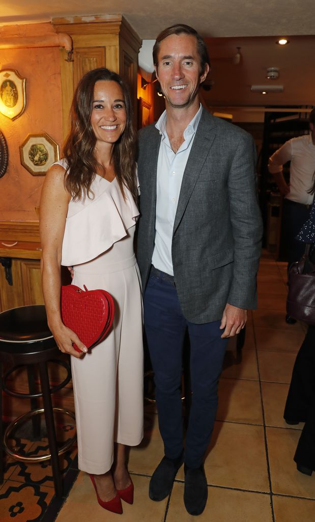 Pippa Middleton and James Matthews attend The Miles Frost Fund party at Bunga Bunga Covent Garden on June 27, 2017 in London, England.