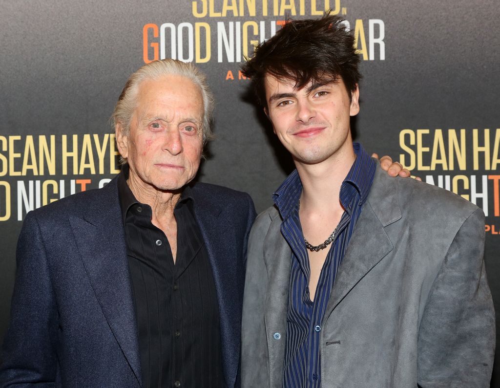 Michael Douglas with son Dylan Douglas 
