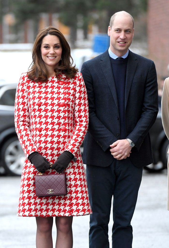 Princess Kate and Prince William, visit the Karolinska Institute in Stockholm, Sweden.