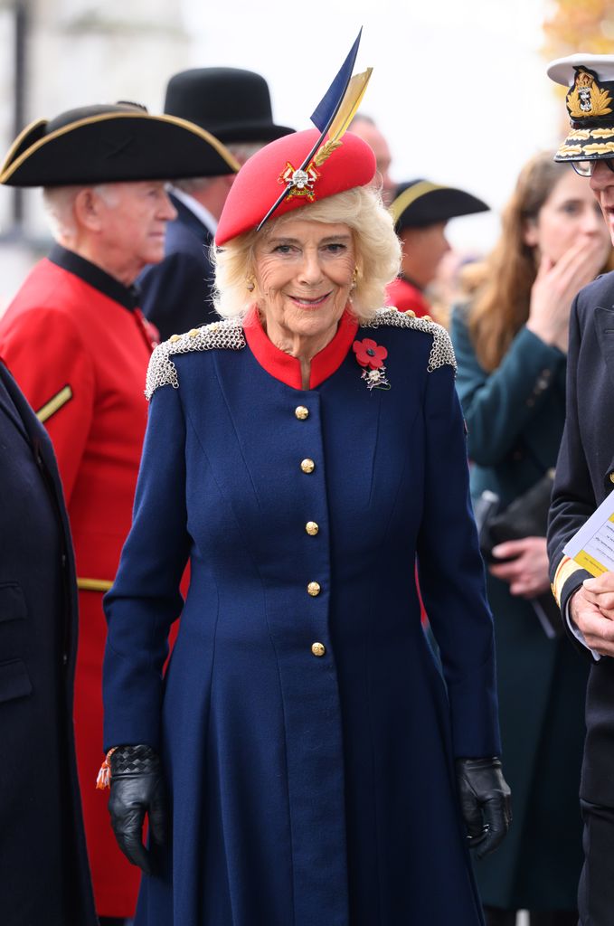 Ratu Camilla menghadiri Field Of Remembrance ke-97 di Westminster Abbey pada 06 November 2025