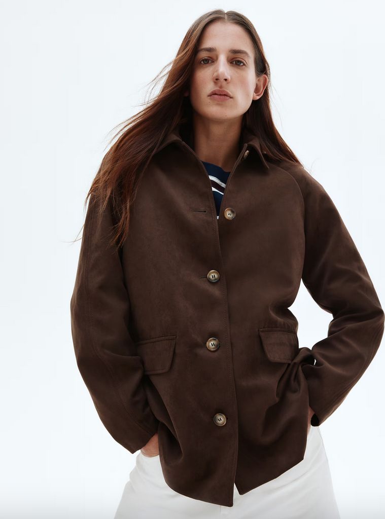 H&M Suedette Lightweight Jacket