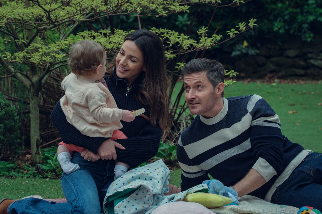 Fool Me Once. Michelle Keegan as Maya Stern and Richard Armitage as Joe Burkett in Fool Me Once