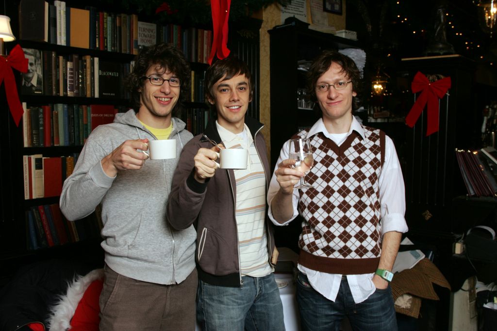 Saturday Night Live's Andy Samberg, Jorma Taccone and Akiva Schaffer at Hurley's. The trio is also known as The Lonely Island