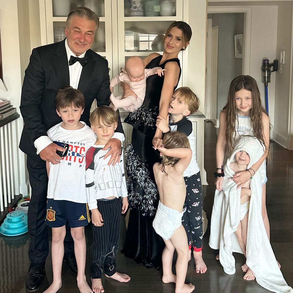 alec and hilaria baldwin with children
