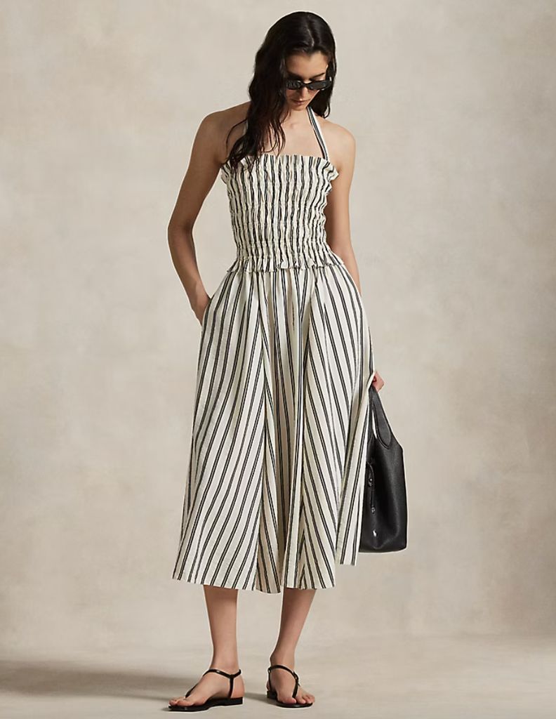 Ralph Lauren Striped Sun Dress as seen on Taylor Swift