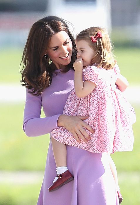 kate middleton and princess charlotte on royal tour of germany and poland