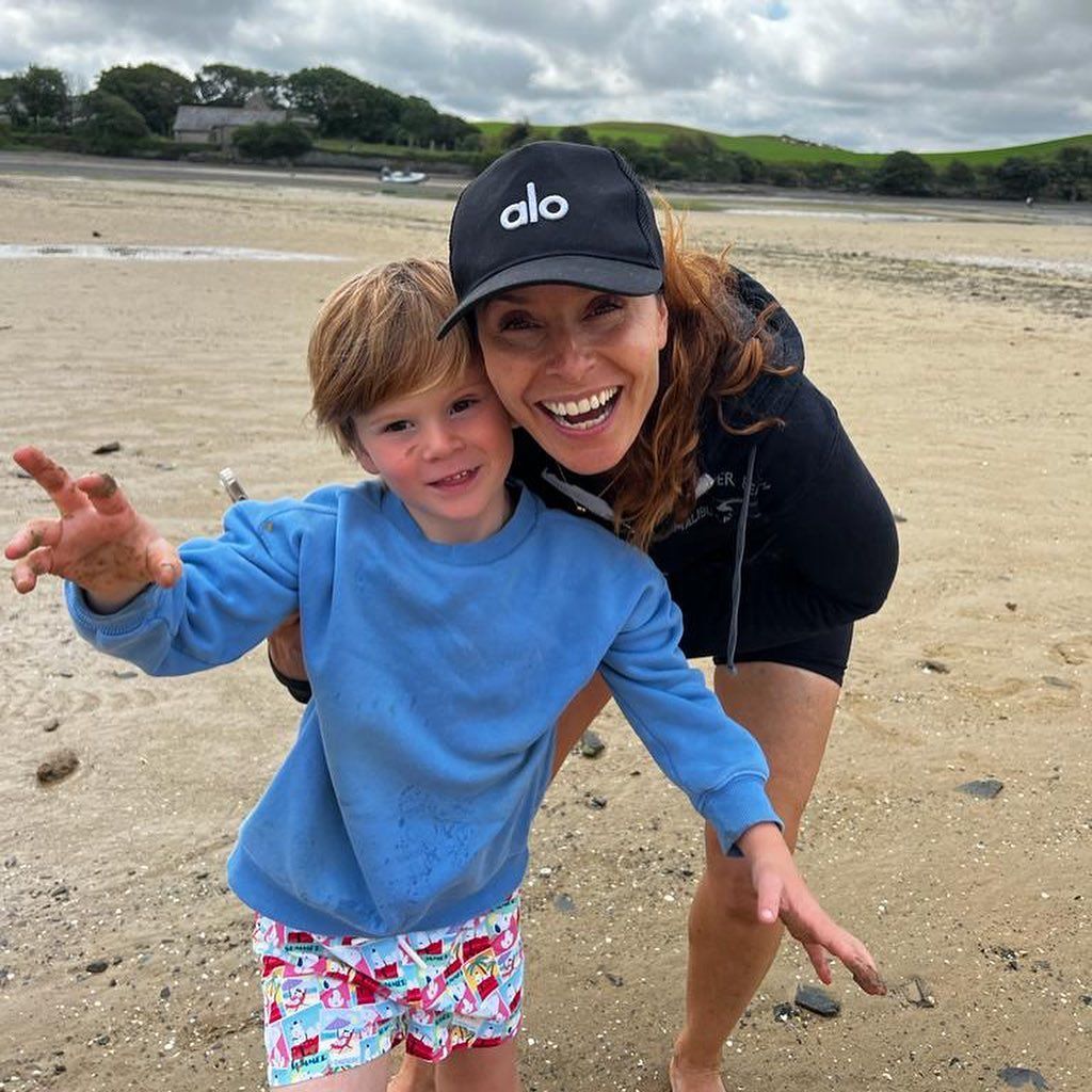 Oscar ramsay with mum tana
