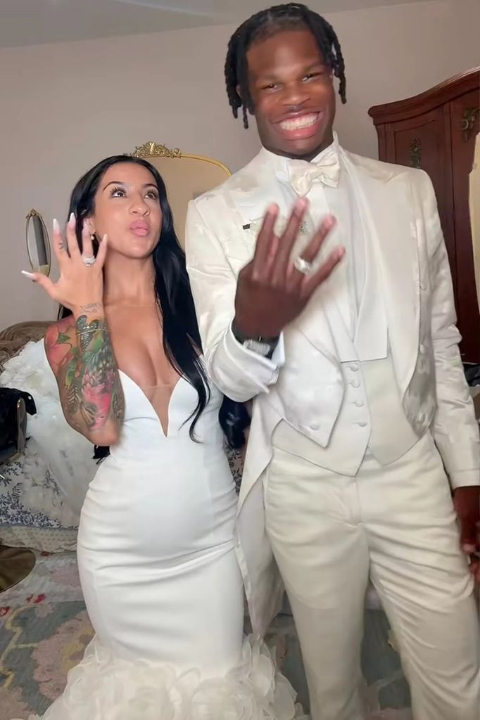 Meet Jacksonville Jaguars' Travis Hunter's wife, who he's 'so happy God'  led him to | HELLO!