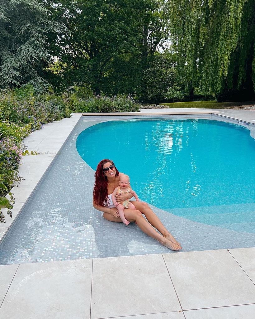 Stacey restored an old pool that was originally at her £1.2 million home